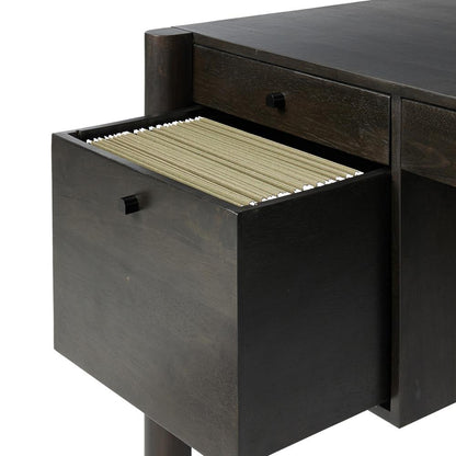 Four Hands - Merritt - Reza Desk - Worn Black Parawood - 242780-002 veiw 8