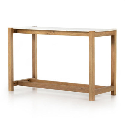 Four Hands - Merritt - Scout Bar Table - Honed White Marble - 224598-001 veiw 1