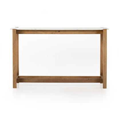 Four Hands - Merritt - Scout Bar Table - Honed White Marble - 224598-001 veiw 2