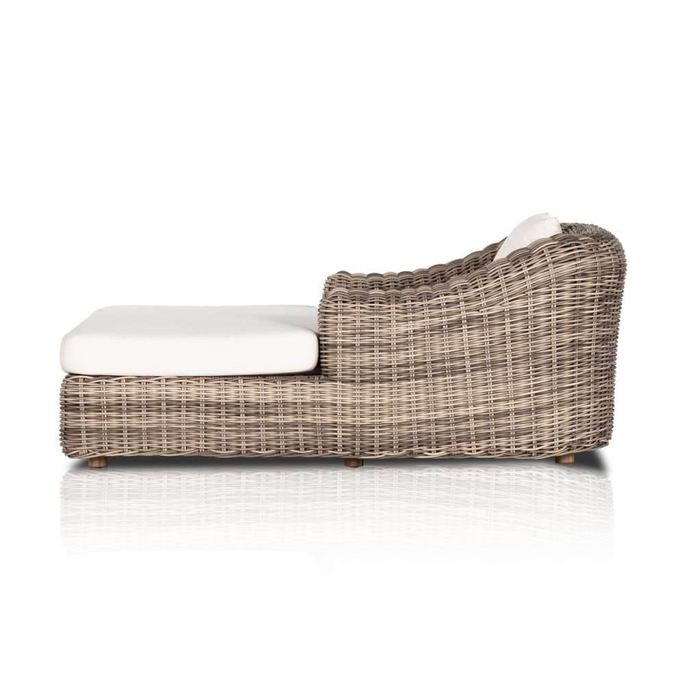 Four Hands - Messina Outdoor Chaise Lounge - Venao Ivory - 233662-002 veiw 6