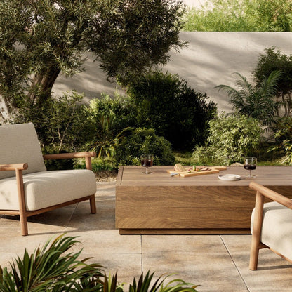 Four Hands - Messo Outdoor Coffee Table - Stained Toasted Brown-FSC - 240635-001 view 4