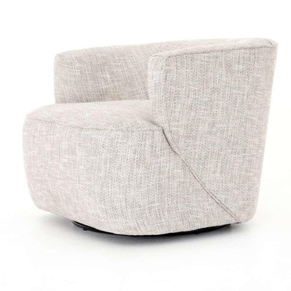 Four Hands - Mila Swivel Chair - Brazos Dove - UATR-060-891P veiw 3