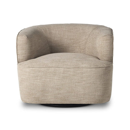 Four Hands - Mila Swivel Chair - Laken Stone - 107195-028 view 1