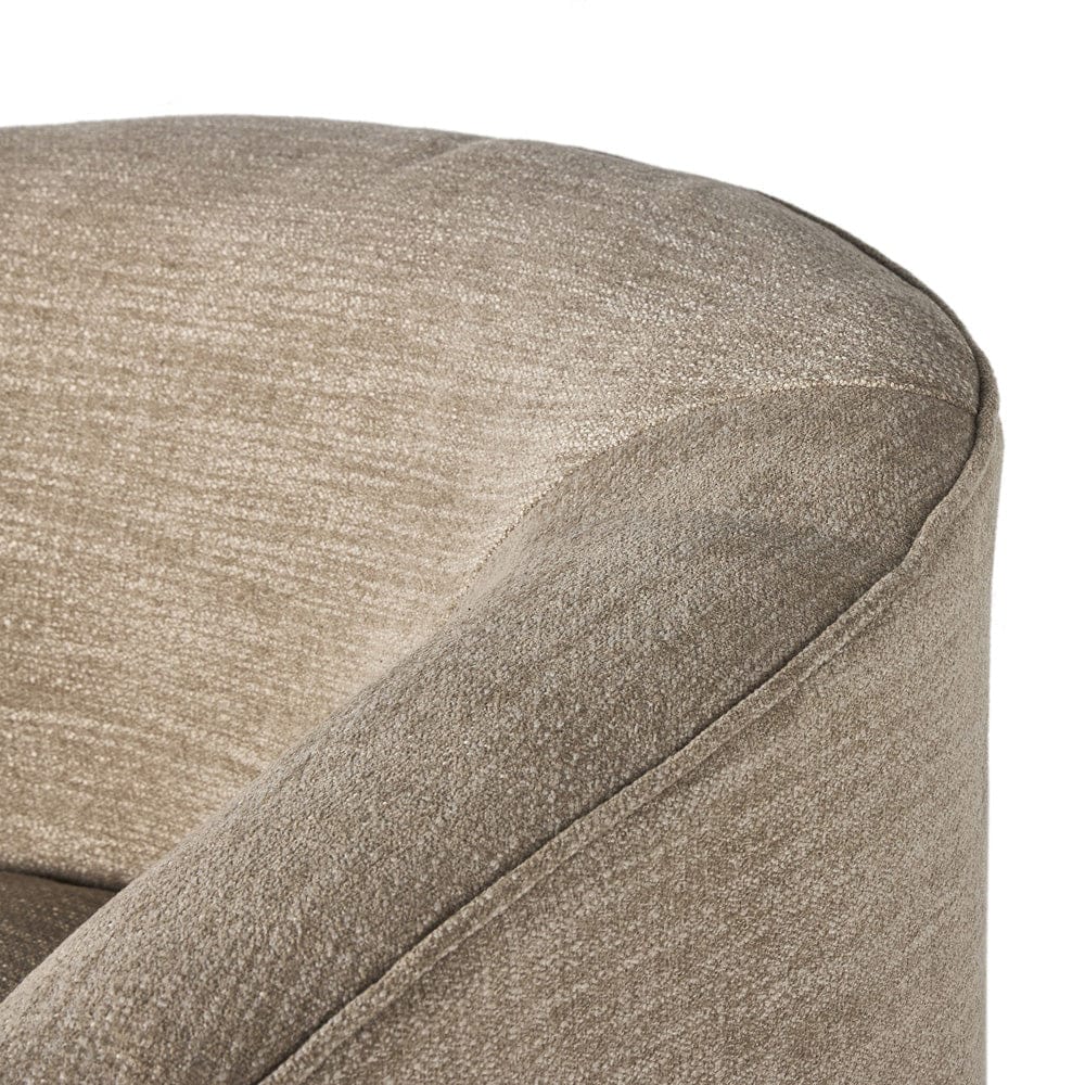 Four Hands - Mila Swivel Chair - Laken Stone - 107195-028 view 8