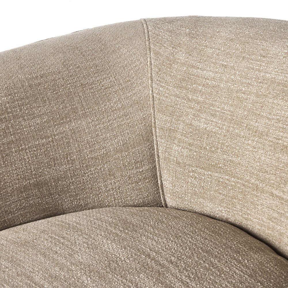 Four Hands - Mila Swivel Chair - Laken Stone - 107195-028 view 9