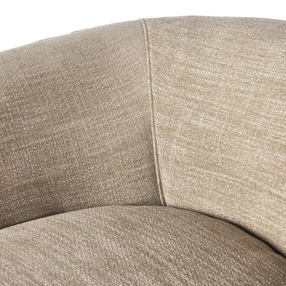 Four Hands - Mila Swivel Chair - Laken Stone - 107195-028 view 9