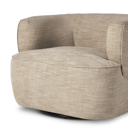 Four Hands - Mila Swivel Chair - Laken Stone - 107195-028 view 11