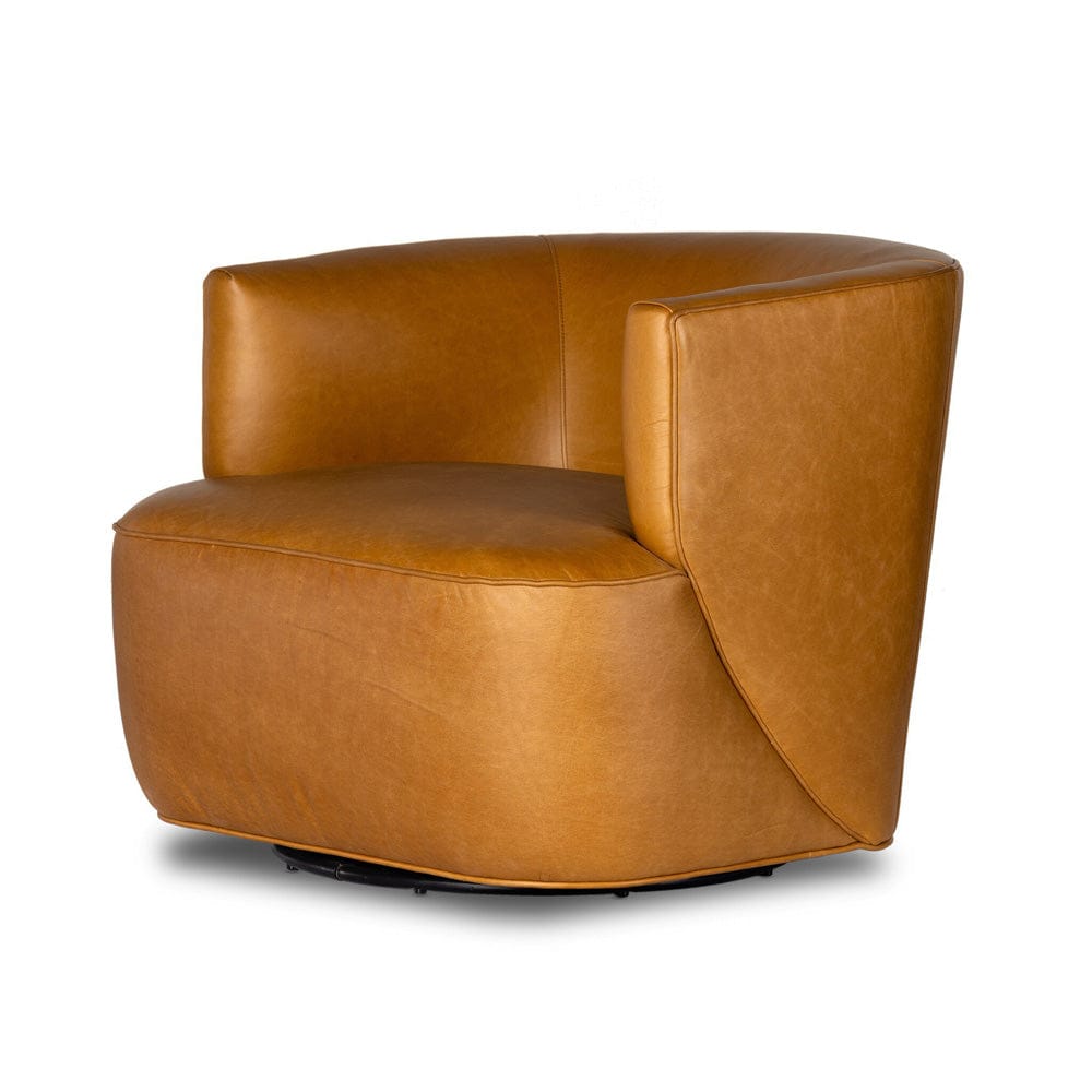 Four Hands - Mila Swivel Chair - Osorno Camel - 107195-015 view 2