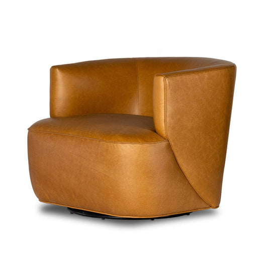 Four Hands - Mila Swivel Chair - Osorno Camel - 107195-015 view 2