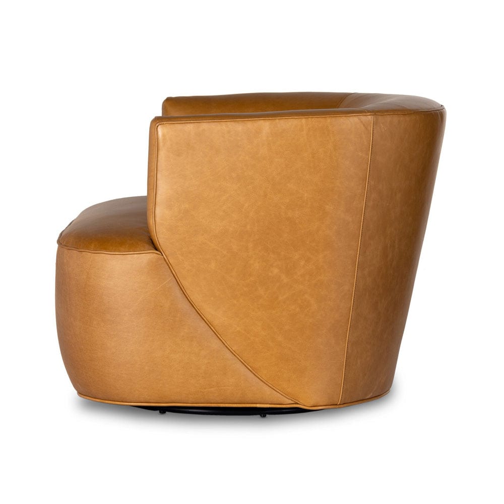 Four Hands - Mila Swivel Chair - Osorno Camel - 107195-015 view 3