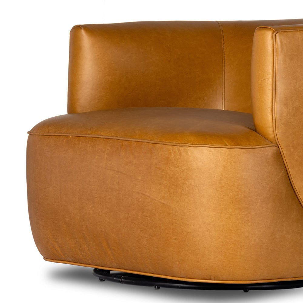 Four Hands - Mila Swivel Chair - Osorno Camel - 107195-015 view 11
