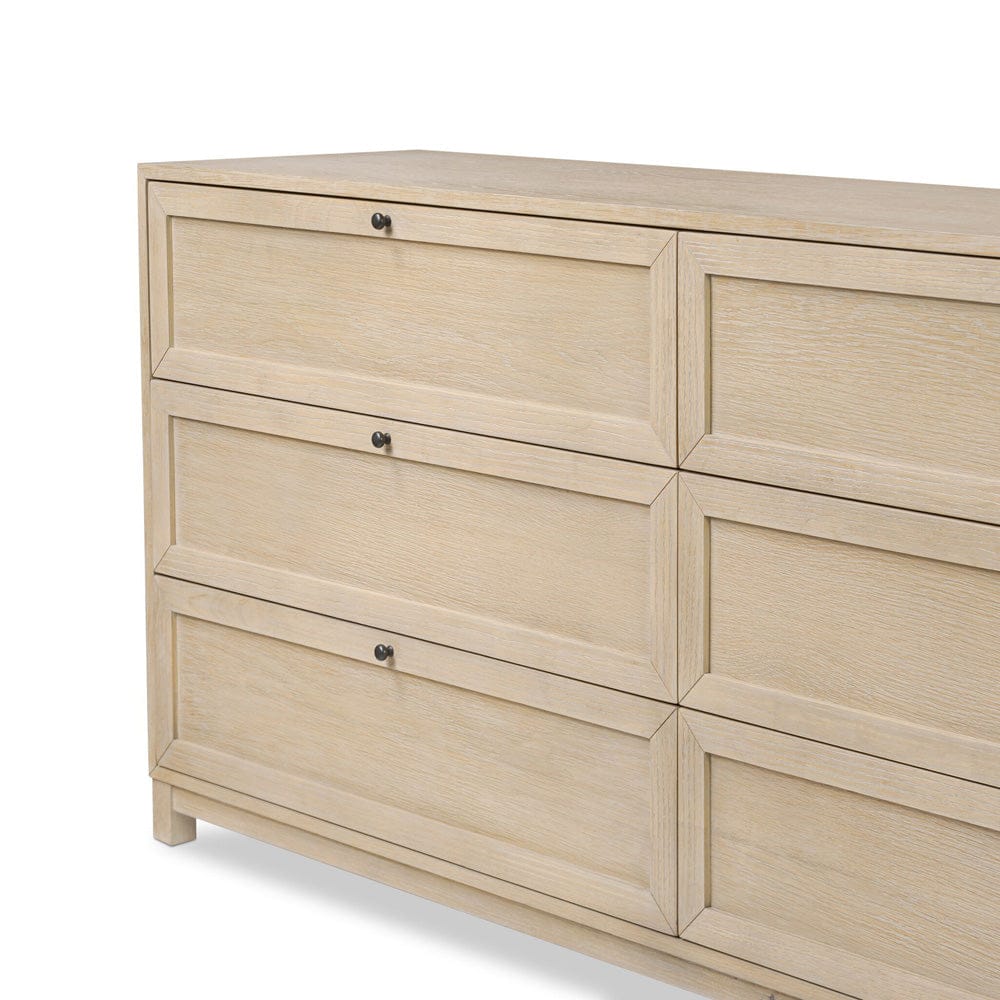 Four Hands - Millie 6 Drawer Dresser - Bleached Oak Veneer - 233092-002 view 10