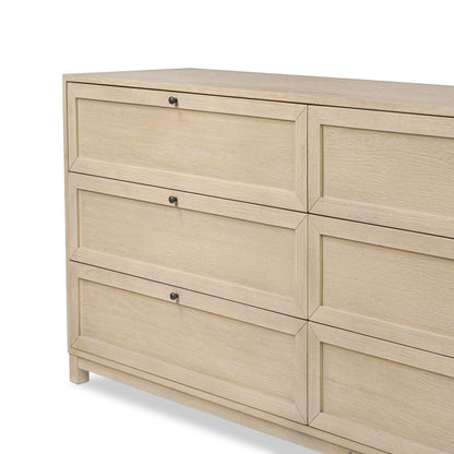 Four Hands - Millie 6 Drawer Dresser - Bleached Oak Veneer - 233092-002 view 10