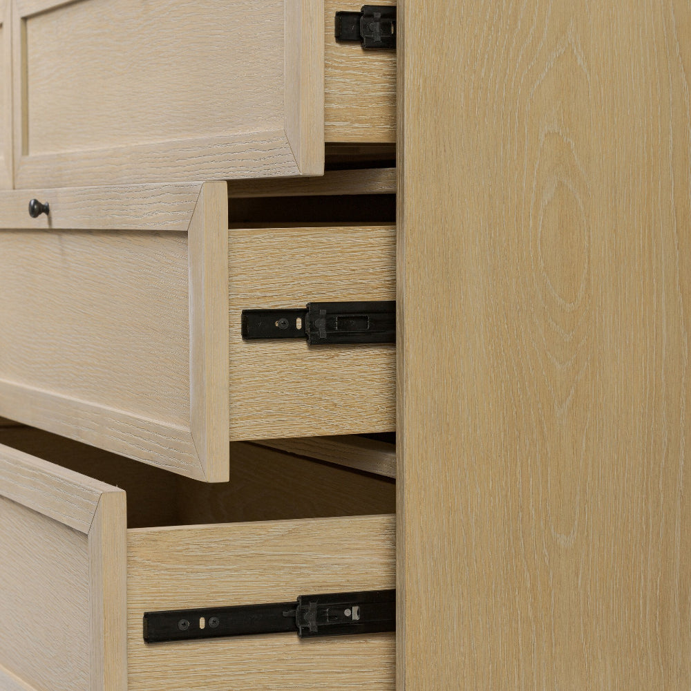 Four Hands - Millie 6 Drawer Dresser - Bleached Oak Veneer - 233092-002 view 14