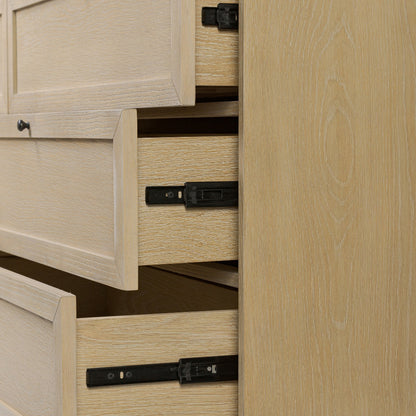 Four Hands - Millie 6 Drawer Dresser - Bleached Oak Veneer - 233092-002 view 14