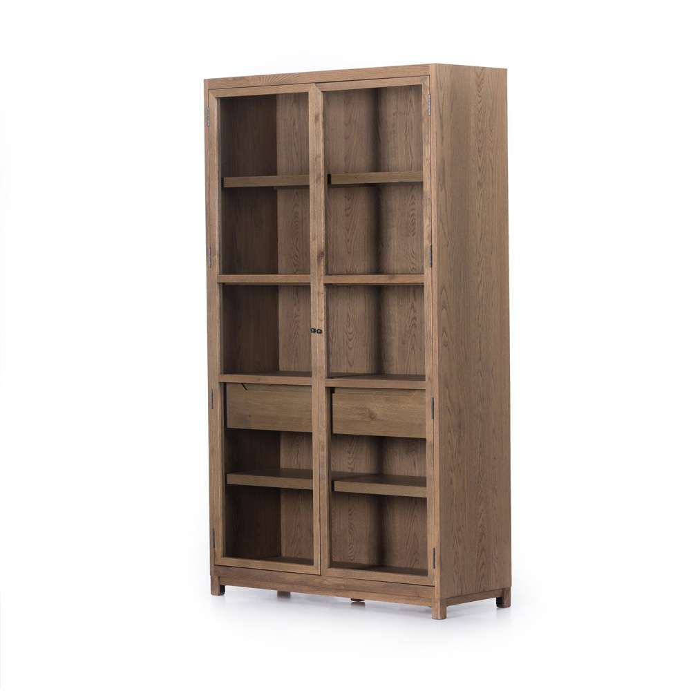 Four Hands - Millie Cabinet - Drifted Oak Solid - 100599-002 veiw 1
