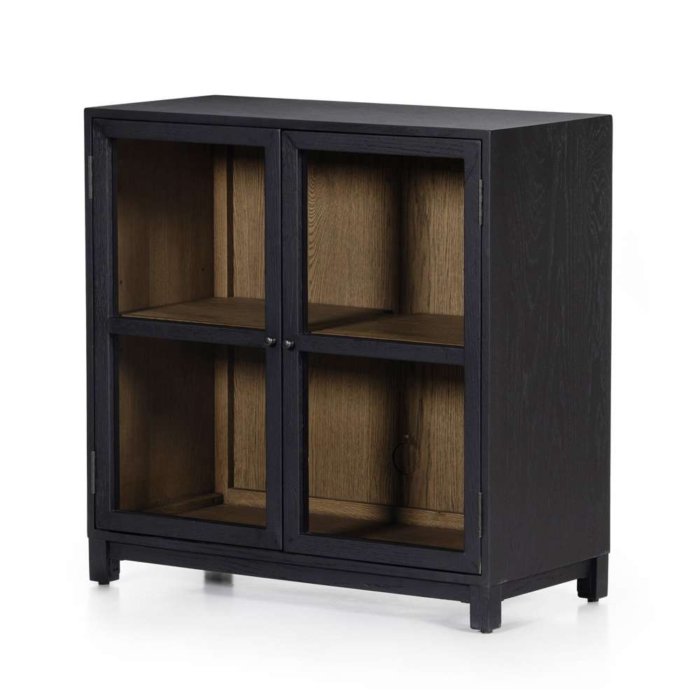 Four Hands - Millie Small Cabinet - Drifted Matte Black - 227825-001 veiw 1