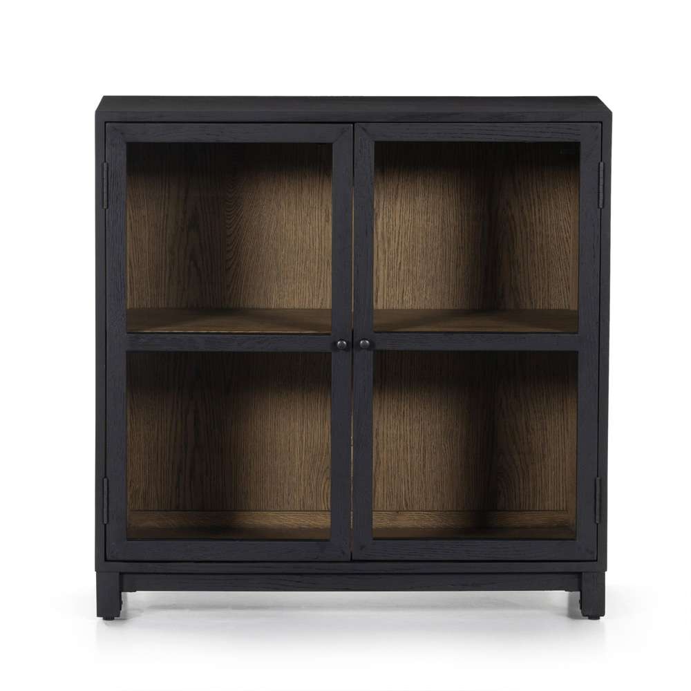Four Hands - Millie Small Cabinet - Drifted Matte Black - 227825-001 veiw 2