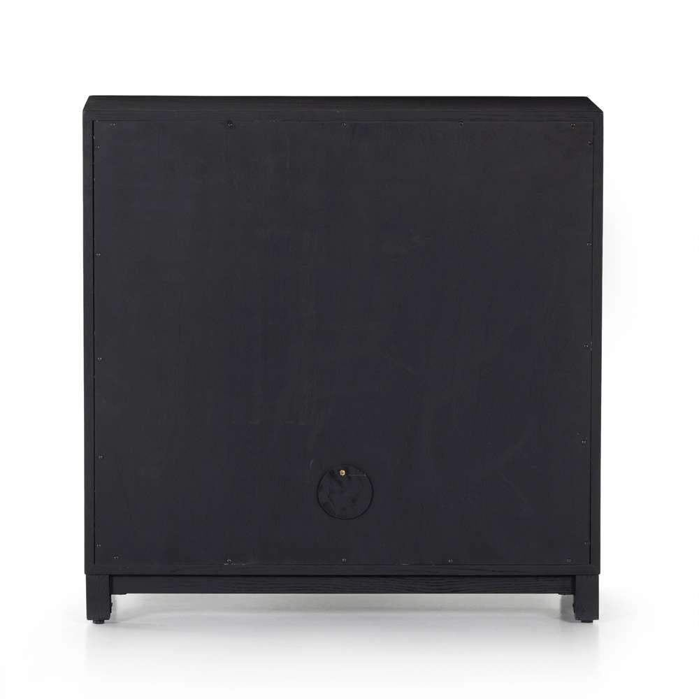 Four Hands - Millie Small Cabinet - Drifted Matte Black - 227825-001 veiw 3