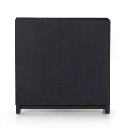 Four Hands - Millie Small Cabinet - Drifted Matte Black - 227825-001 veiw 3