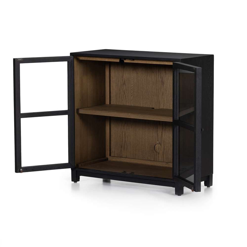 Four Hands - Millie Small Cabinet - Drifted Matte Black - 227825-001 veiw 5