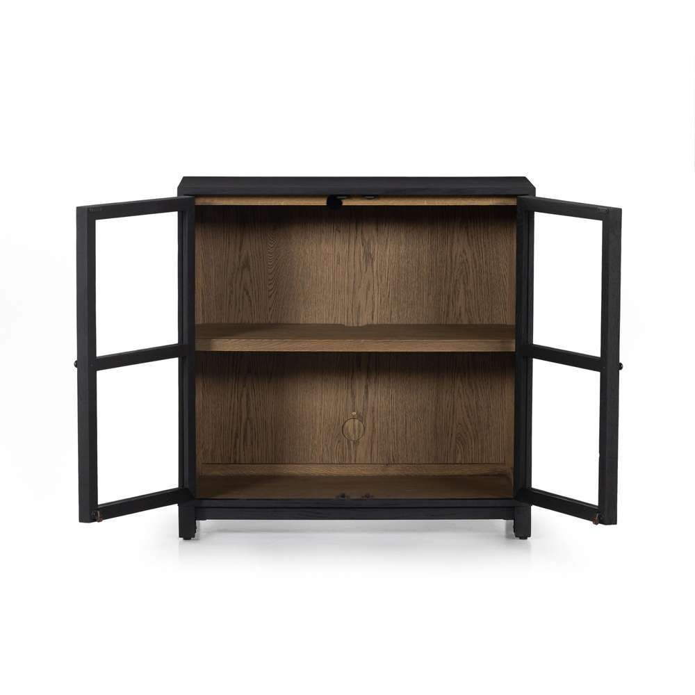 Four Hands - Millie Small Cabinet - Drifted Matte Black - 227825-001 veiw 6