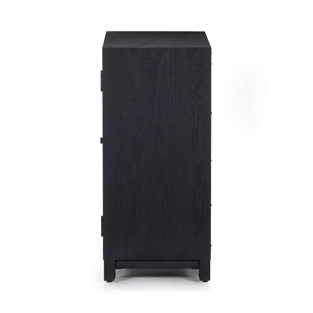 Four Hands - Millie Small Cabinet - Drifted Matte Black - 227825-001 veiw 7