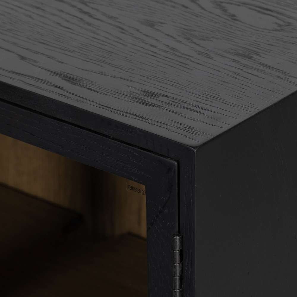 Four Hands - Millie Small Cabinet - Drifted Matte Black - 227825-001 veiw 12