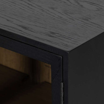 Four Hands - Millie Small Cabinet - Drifted Matte Black - 227825-001 veiw 12