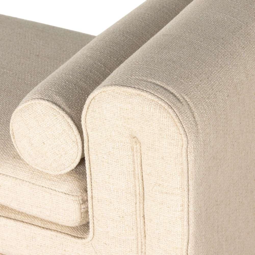 Four Hands - Mitchell Accent Bench - Thames Cream - 234263-002 veiw 8