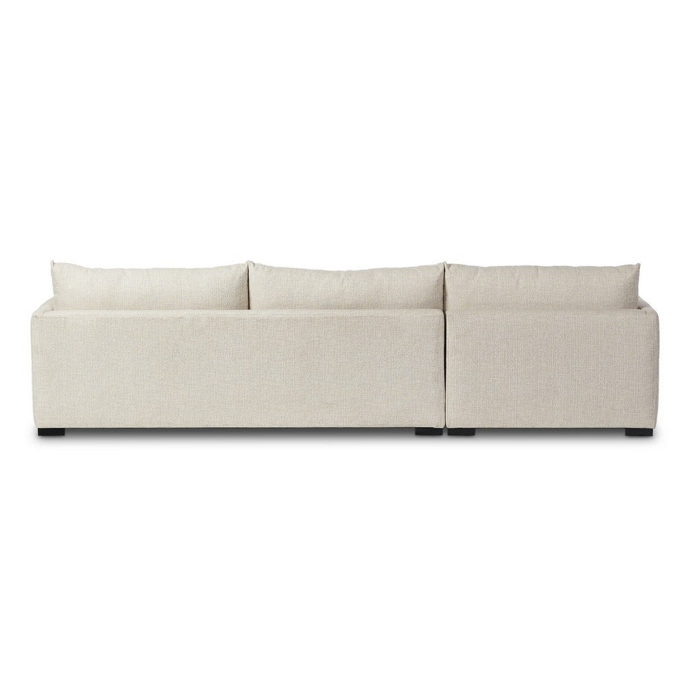 Four Hands - Montclair - Wickham 2-Piece Sleeper Sectional - Alameda Snow - 248620-001_CLOSEOUT view 4