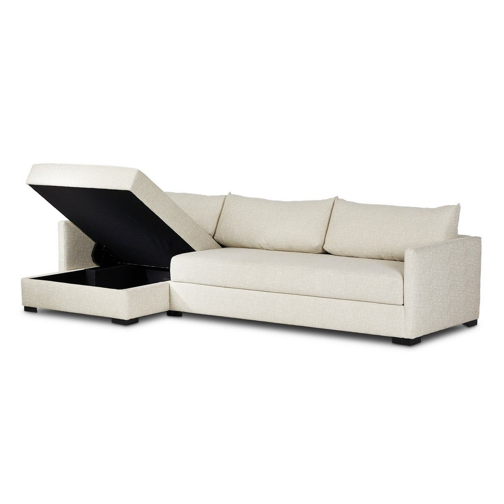 Four Hands - Montclair - Wickham 2-Piece Sleeper Sectional - Alameda Snow - 248620-001_CLOSEOUT view 6