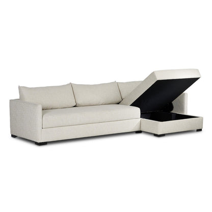 Four Hands - Montclair - Wickham 2-Piece Sleeper Sectional - Alameda Snow - 248621-001_CLOSEOUT view 5