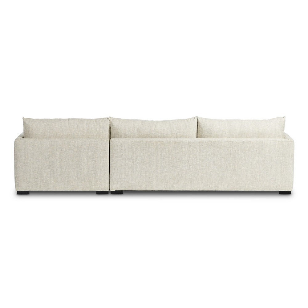 Four Hands - Montclair - Wickham 2-Piece Sleeper Sectional - Alameda Snow - 248621-001_CLOSEOUT view 6