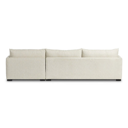 Four Hands - Montclair - Wickham 2-Piece Sleeper Sectional - Alameda Snow - 248621-001_CLOSEOUT view 6