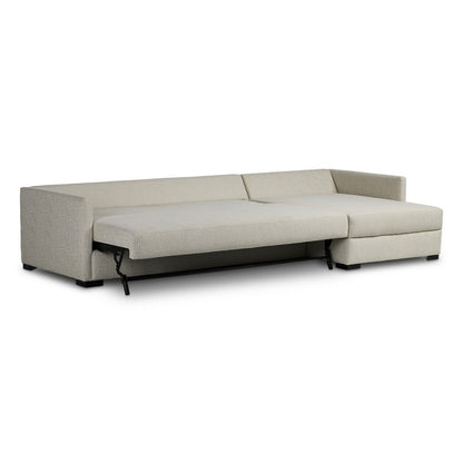 Four Hands - Montclair - Wickham 2-Piece Sleeper Sectional - Alameda Snow - 248621-001_CLOSEOUT view 8