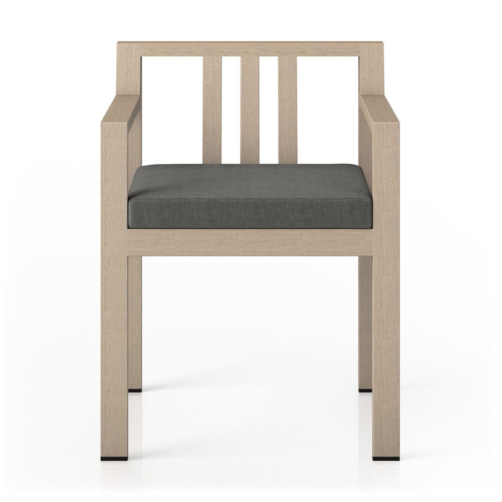Four Hands - Monterey Outdoor Dining Armchair, Washed Brown - Venao Charcoal - 226831-001 view 1