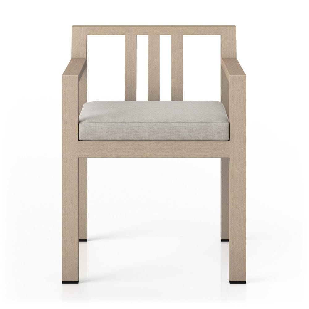 Four Hands - Monterey Outdoor Dining Armchair, Washed Brown - Venao Grey - 226831-003 view 1