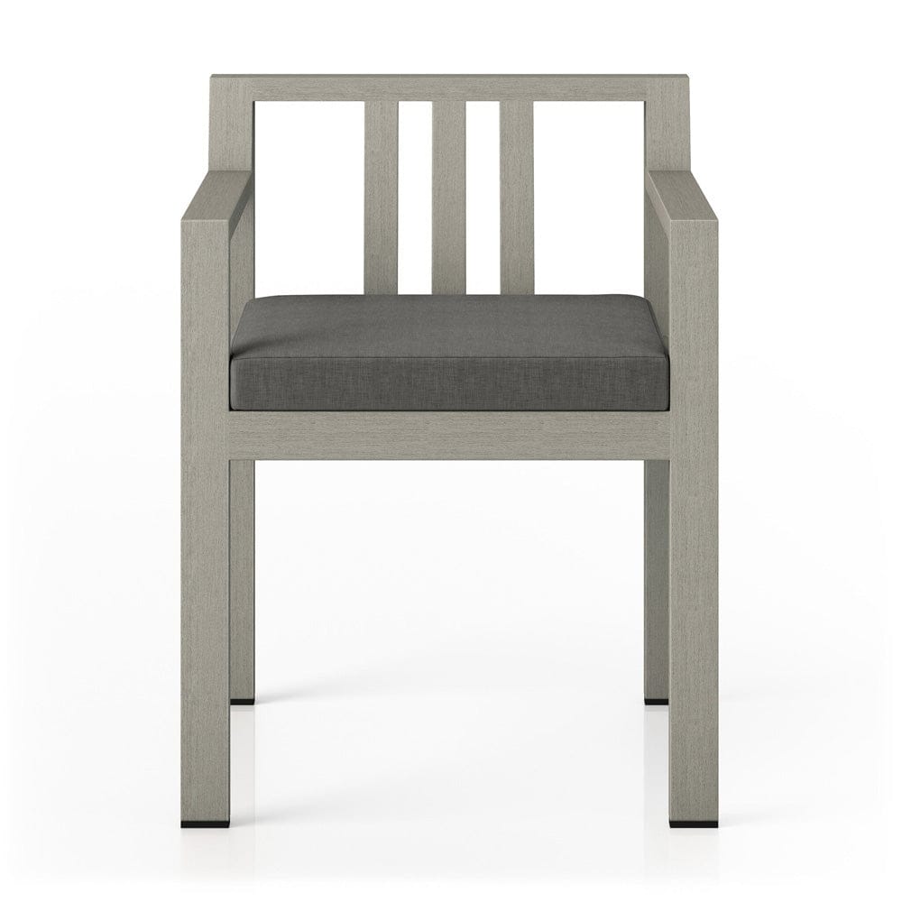 Four Hands - Monterey Outdoor Dining Armchair, Weathered Grey - Venao Charcoal - 226831-002 view 1