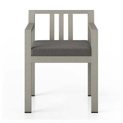 Four Hands - Monterey Outdoor Dining Armchair, Weathered Grey - Venao Charcoal - 226831-002 view 1