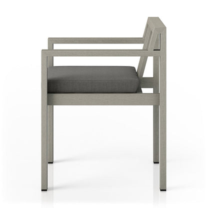 Four Hands - Monterey Outdoor Dining Armchair, Weathered Grey - Venao Charcoal - 226831-002 view 3