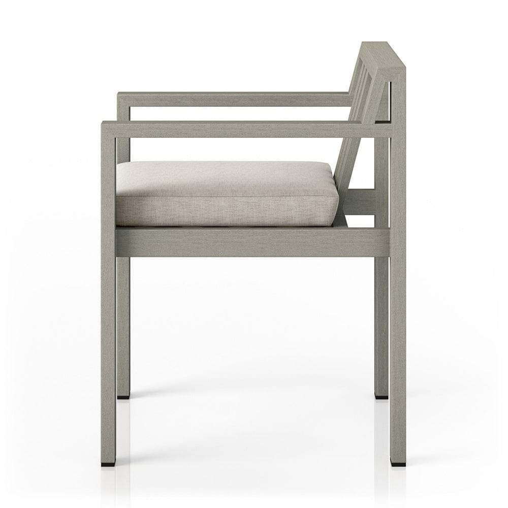Four Hands - Monterey Outdoor Dining Armchair, Weathered Grey - Venao Grey - 226831-007 view 3