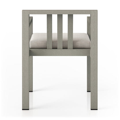 Four Hands - Monterey Outdoor Dining Armchair, Weathered Grey - Venao Grey - 226831-007 view 4