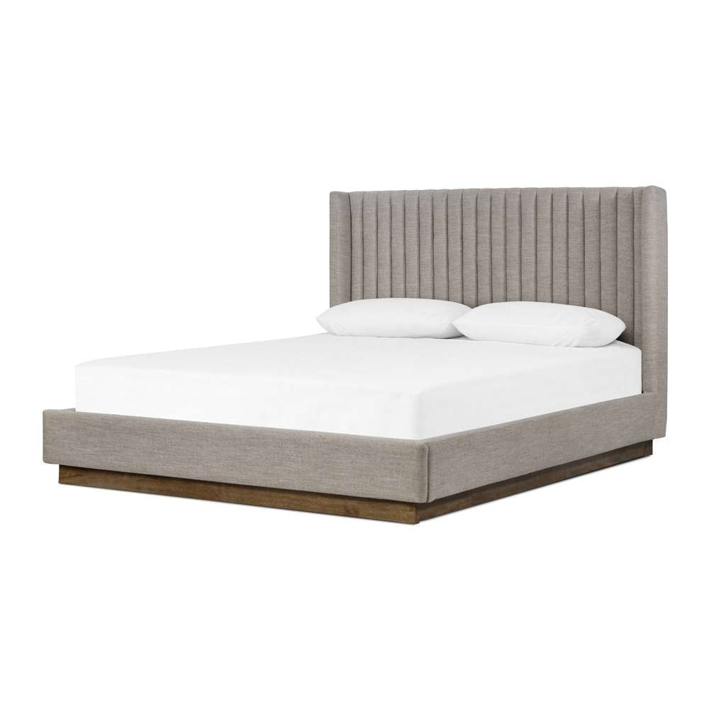 Four Hands - Montgomery Bed - Savile Flannel - King - 227776-002 veiw 1