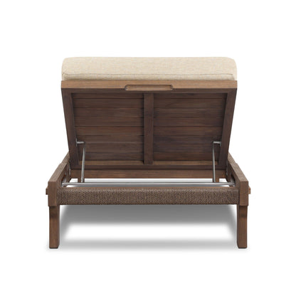 Four Hands - Moxie Outdoor Chaise - Ellor Beige - 248164-002 view 6