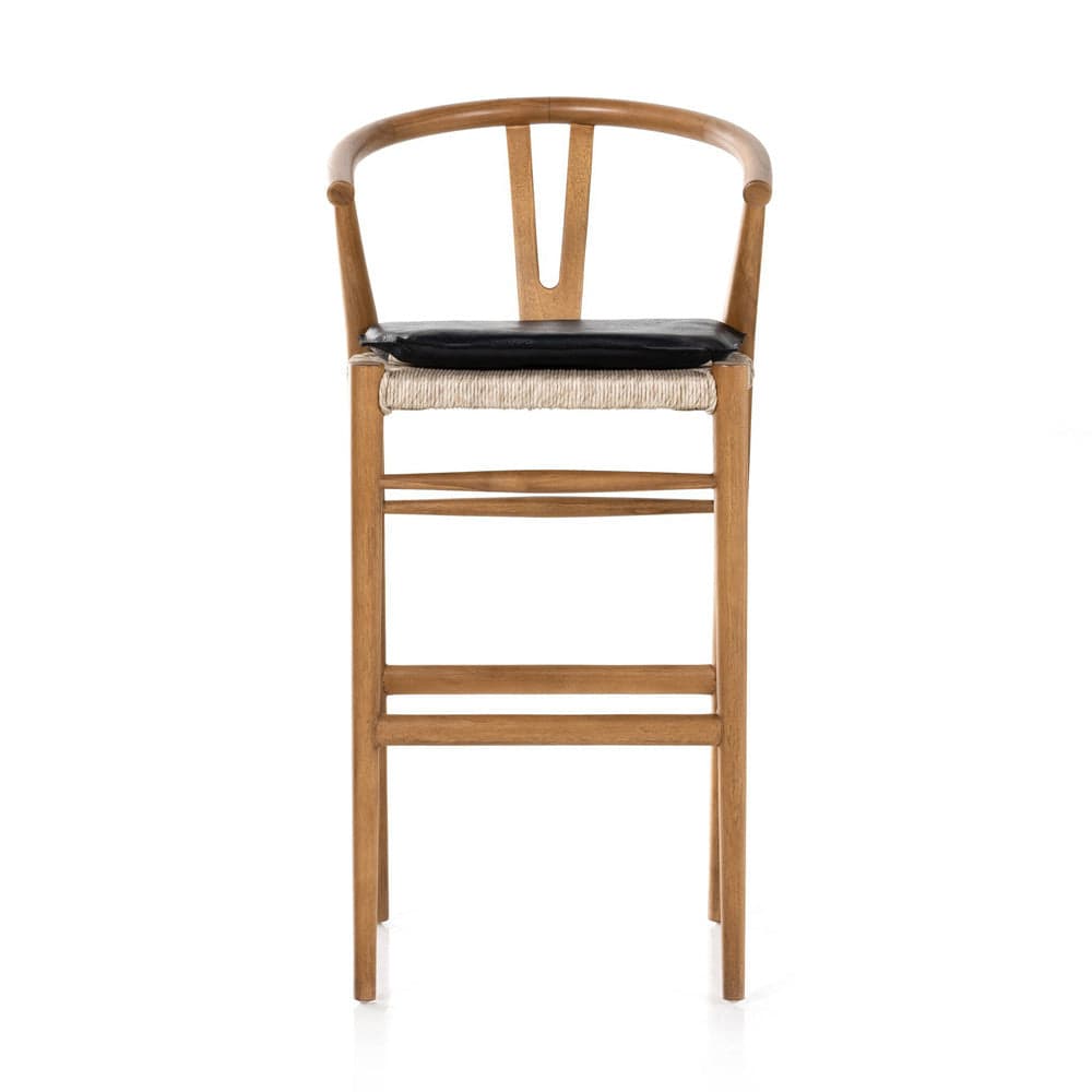 Four Hands - Muestra Bar Stool - Pebble Black - 228279-009 view 1