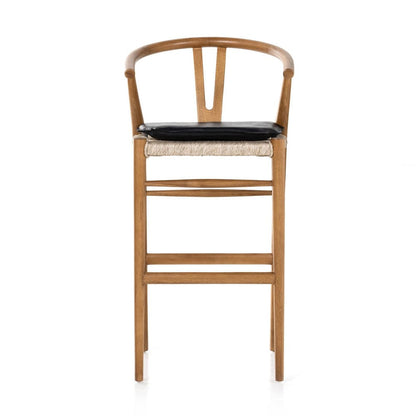 Four Hands - Muestra Bar Stool - Pebble Black - 228279-009 view 1