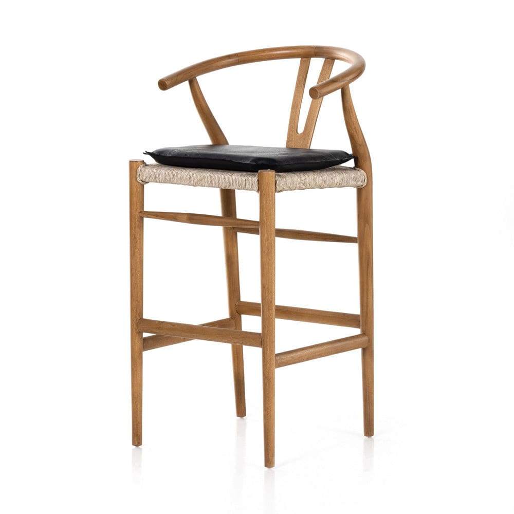 Four Hands - Muestra Bar Stool - Pebble Black - 228279-009 view 2