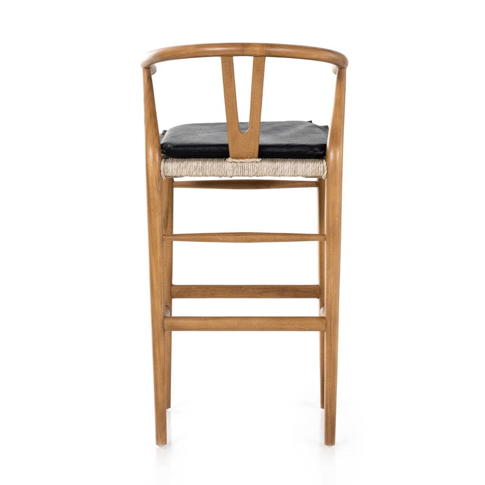 Four Hands - Muestra Bar Stool - Pebble Black - 228279-009 view 4