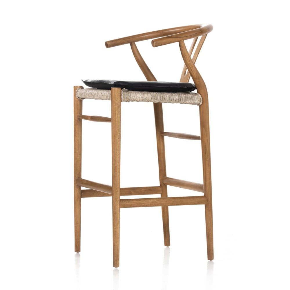 Four Hands - Muestra Bar Stool - Pebble Black - 228279-009 view 5